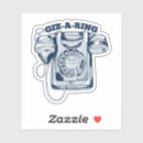 Search for vintage telephone stickers Call me