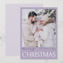 Search for lavender christmas cards Merry