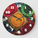 Search for artist palette clocks Paint