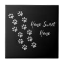 Search for dog paw print tiles Black