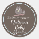 Search for owl baby shower thank you stickers Woodland animals