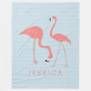 Search for cute pink flamingo blankets Pattern