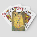 Search for kissing playing cards Gustav klimt