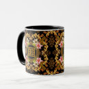 Search for gold baroque mugs Floral