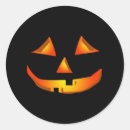 Search for jack o lantern face stickers Scary