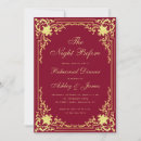 Search for foil rehearsal dinner invitations Calligraphy