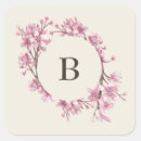 Search for pink cherry blossom wedding stickers Elegant