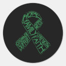 Search for green ribbon awareness stickers Support