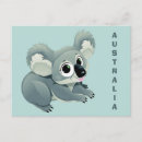 Search for cute koala postcards Cartoon