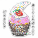 Search for happy birthday cupcake stickers Kids