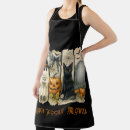 Search for pumpkin cat aprons Spooky