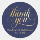 Search for something blue thank you stickers Calligraphy