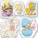 Search for vintage lamb easter stickers Animal