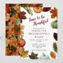 Search for autumn potluck dinner invitations Orange