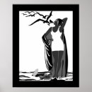 Search for art deco lady posters Black