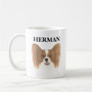 Search for papillon mugs Dog
