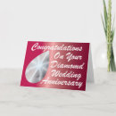 Search for diamond wedding anniversary cards Congratulations