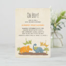 Search for dinosaur baby boy shower invitations Pterodactyl