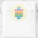 Search for happy birthday card stickers Round