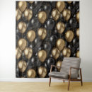 Search for birthday backdrops Black and gold