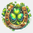 Search for gold horseshoe stickers Green