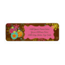 Search for ornament return address labels Whimsical