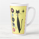 Search for cool cat mugs Mid century modern