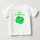 Search for shamrock baby shirts St patrick's day