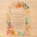 Search for autumn leaves wedding invitations Boho