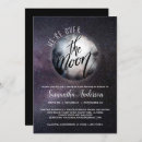 Search for over the moon baby shower invitations Night sky