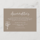 Search for accommodation enclosure cards Botanical