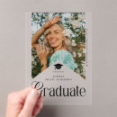 Search for square graduation invitations Black and white