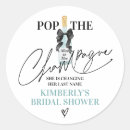 Search for pop the champagne stickers Bridal shower