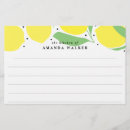 Search for lemon stationery paper Food
