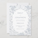 Search for blue toile invitations Elegant