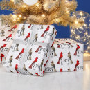 Search for cardinals wrapping paper Northern cardinal