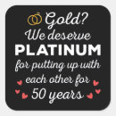 Search for 50th anniversary wedding stickers Couple