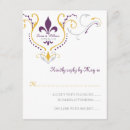 Search for fleur de lys invitations Purple