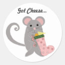 Search for mouse with cheese stickers Rodent