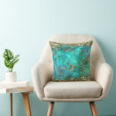 Search for turquoise and gold glitter cushions For her