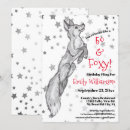 Search for black red grey birthday invitations Black and white