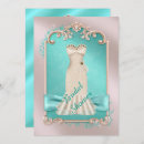 Search for teal and gold bridal shower invitations Chic