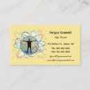 Search for physics business cards Atom