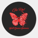 Search for stroke red ribbon stickers Heart disease disease