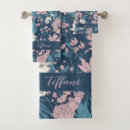 Search for blue flowers bath towels Pattern