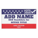 Search for red white blue name tags President presidential politics campaign