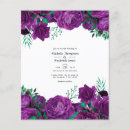 Search for purple watercolor wedding invitations Green