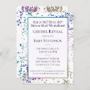 Search for confetti gender reveal invitations Baby shower