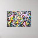 Search for figures canvas prints Abstract