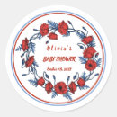 Search for red poppy stickers Party